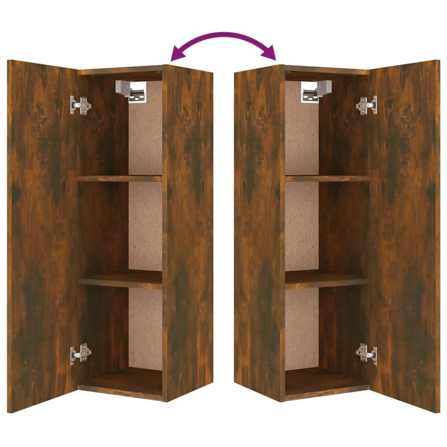 Ensemble de meubles TV 8 pcs Chêne fumé Bois d'ingénierie - 8