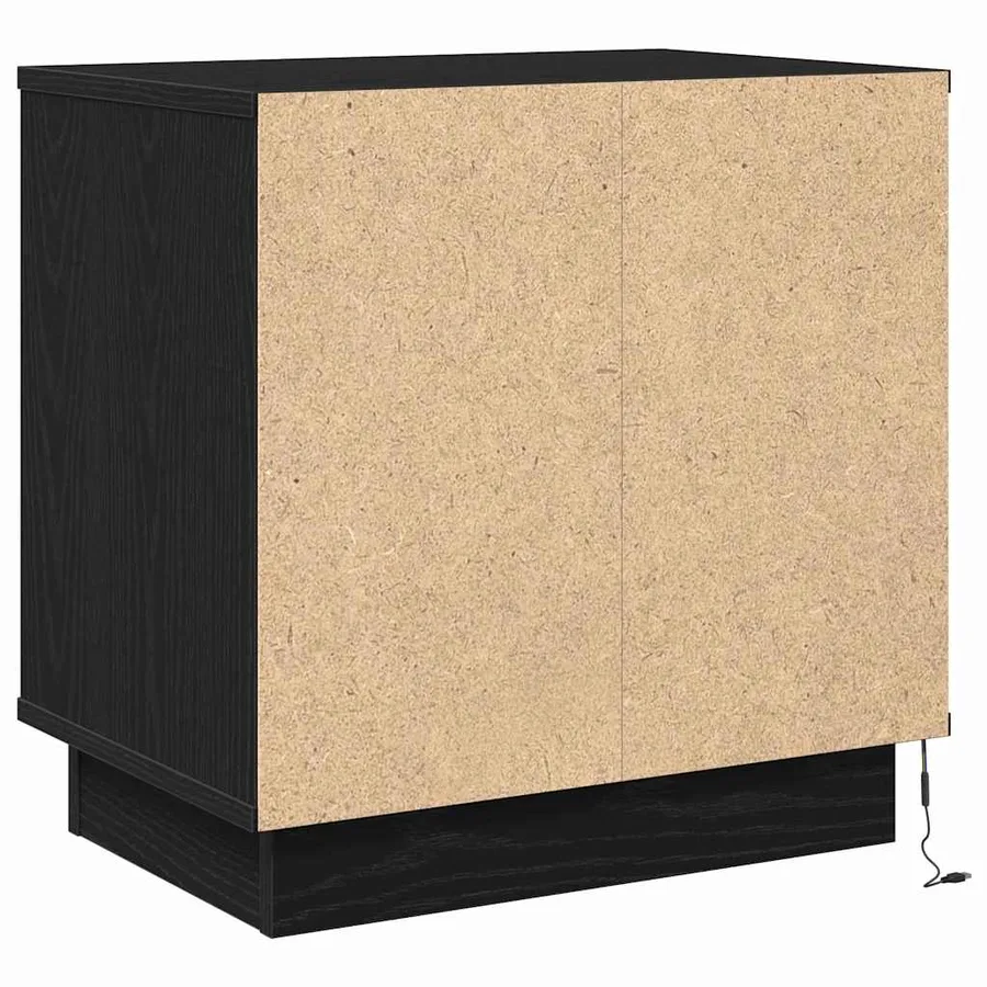 Cabinet de chevet 2 pcs Chêne noir 50 x 34,5 x 50 cm. - 10