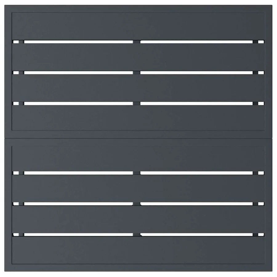 Mobilier de jardin Anthracite 70 x 70,5 x 32 cm Acier - 7