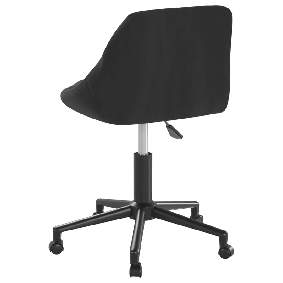 Chaise pivotante de salle à manger Noir Velours - 4