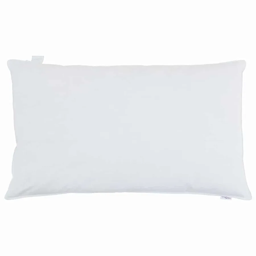 Oreiller avec oreiller 2 pcs Blanc 40 x 80 cm Plume - 6