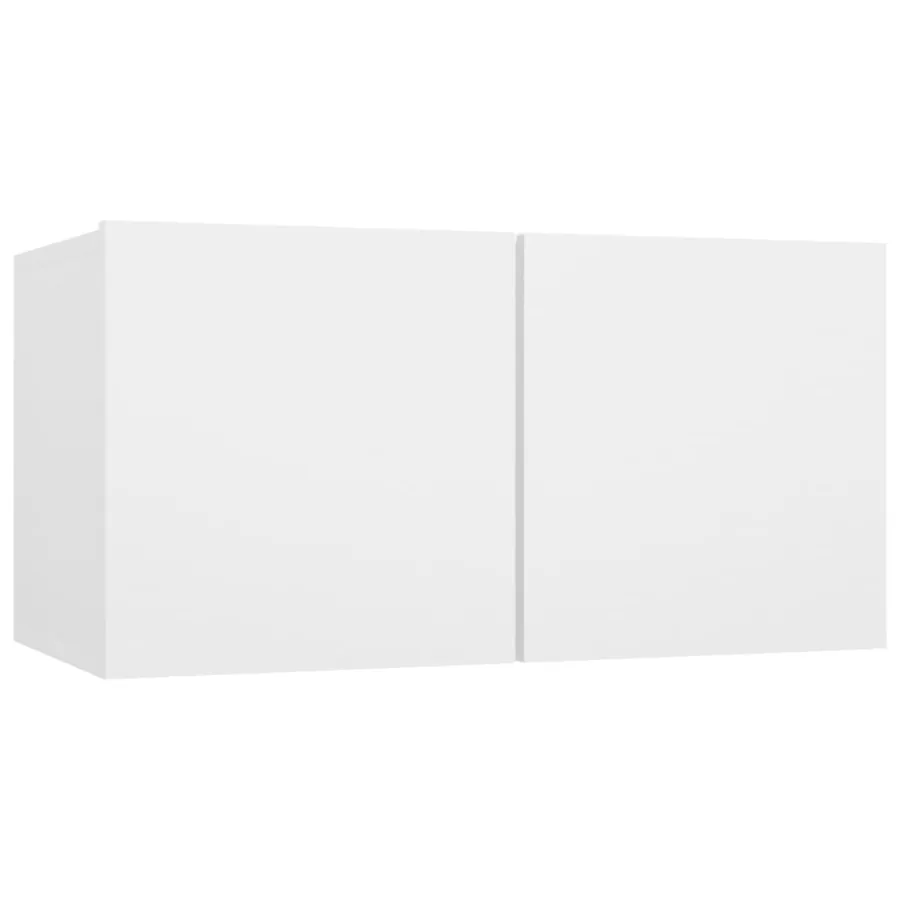 Ensemble de meubles TV 6 pcs Blanc Bois d'ingénierie - 4