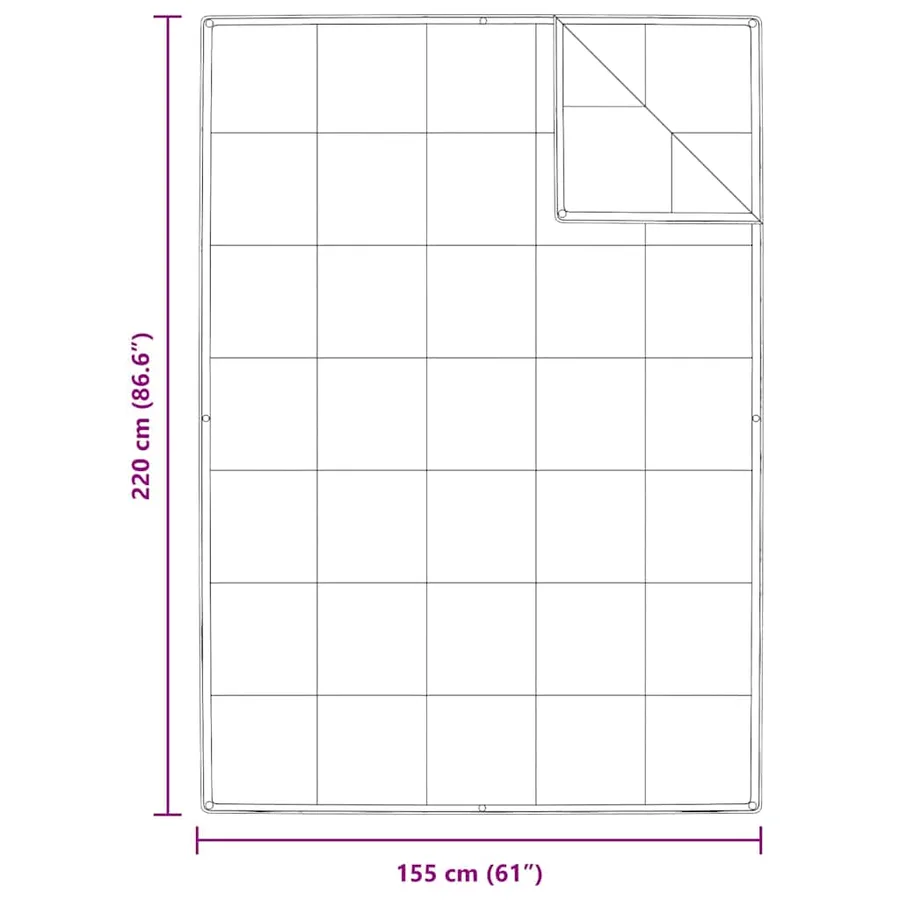 Duvet 2-en-1 Blanc 155 x 220 cm Plume - 8