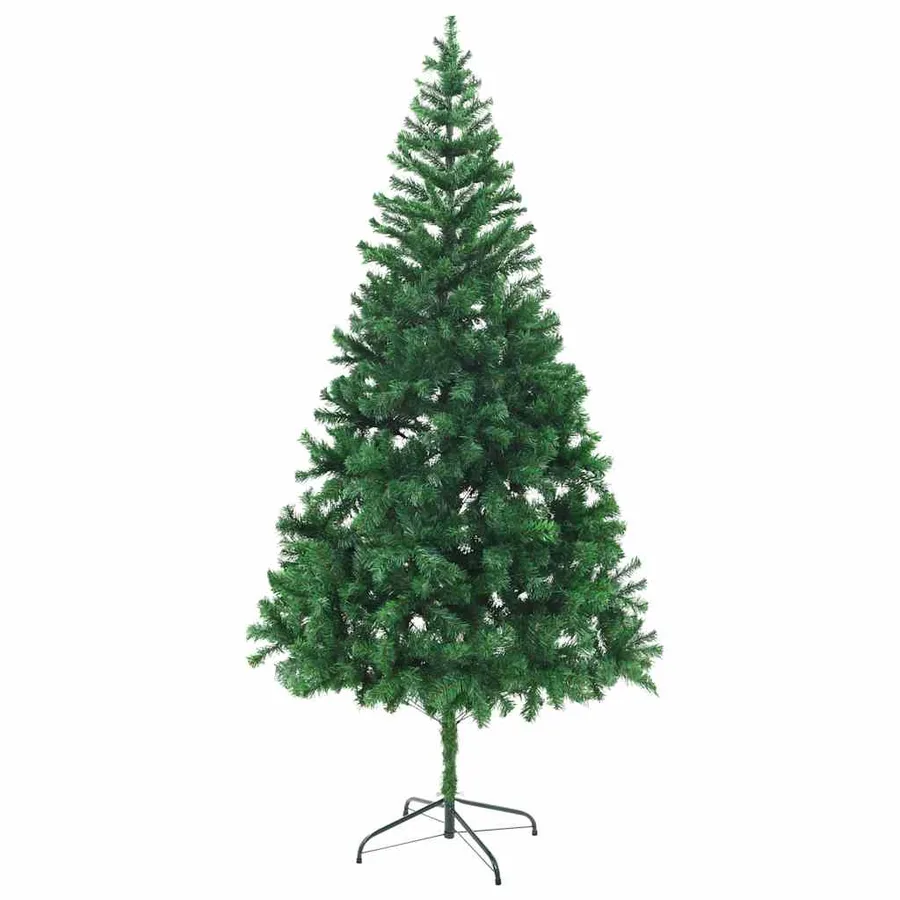 Arbre de Noël artificiel pré-éclairé/boules 210 cm 910 branches - 3