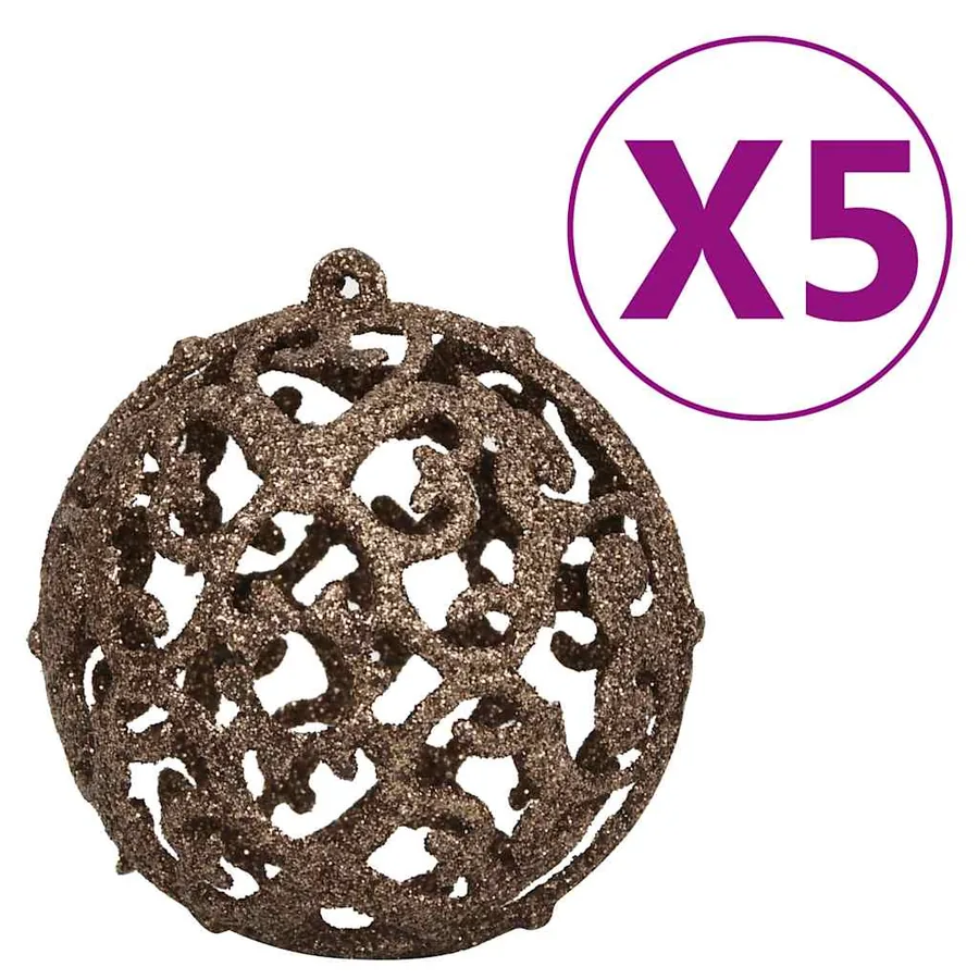 Arbre de Noël artificiel pré-éclairé/boules argenté 120 cm PET - 10
