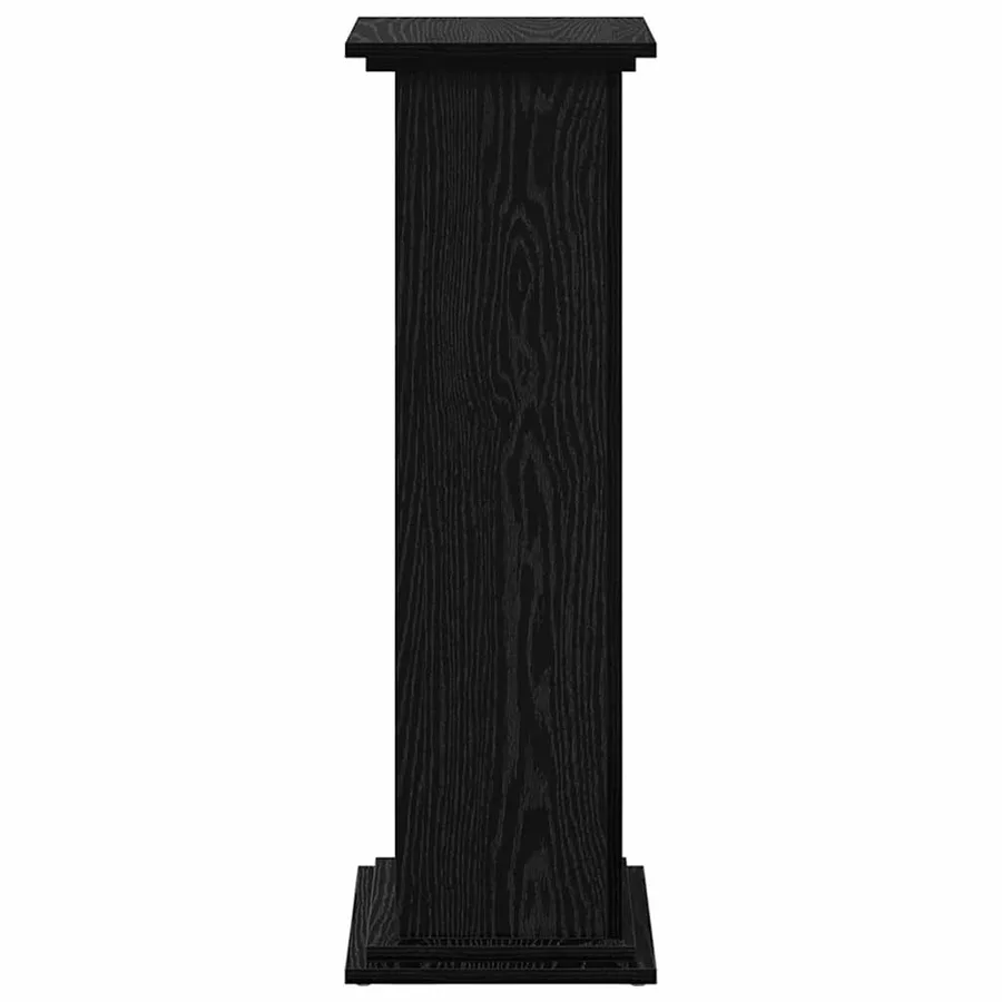 Support d'affichage avec étagère Chêne noir 31 x 30 x 90 cm - 6
