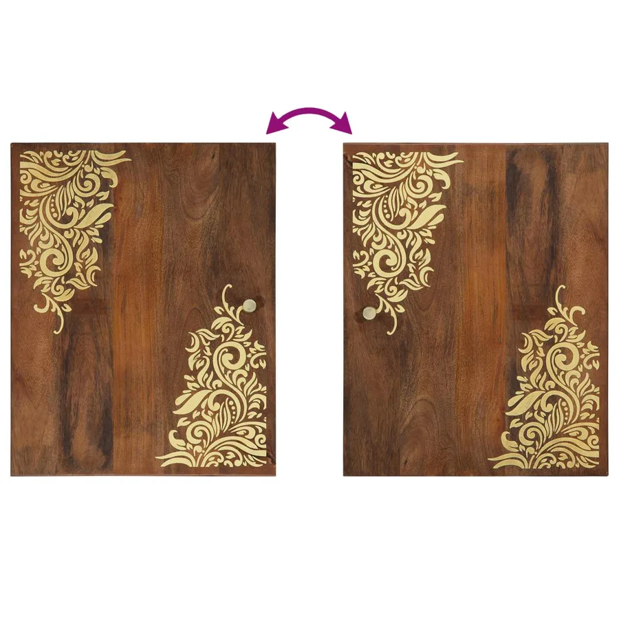 Ensemble de Meubles de Salle de Bain 5 pcs Marron miel - 15