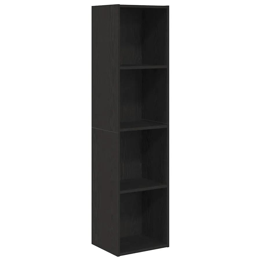 Bibliothèque Chêne noir 143 x 30 x 36 cm Bois d'ingénierie - 2