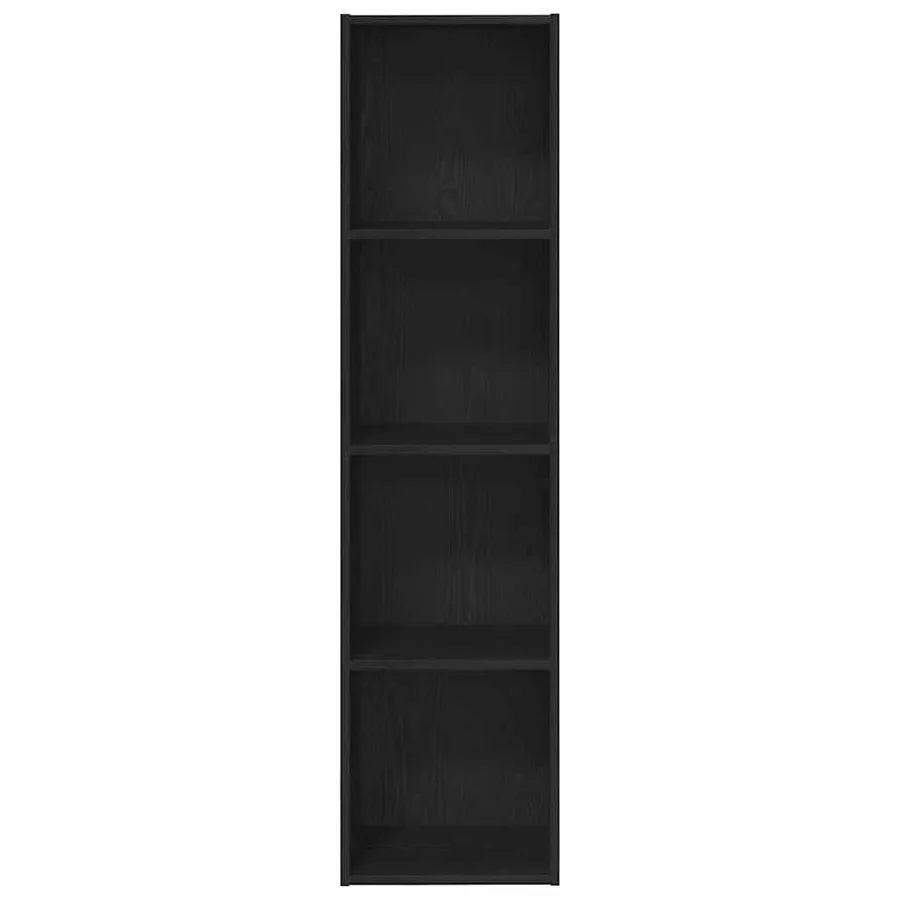 Bibliothèque Chêne noir 143 x 30 x 36 cm Bois d'ingénierie - 4