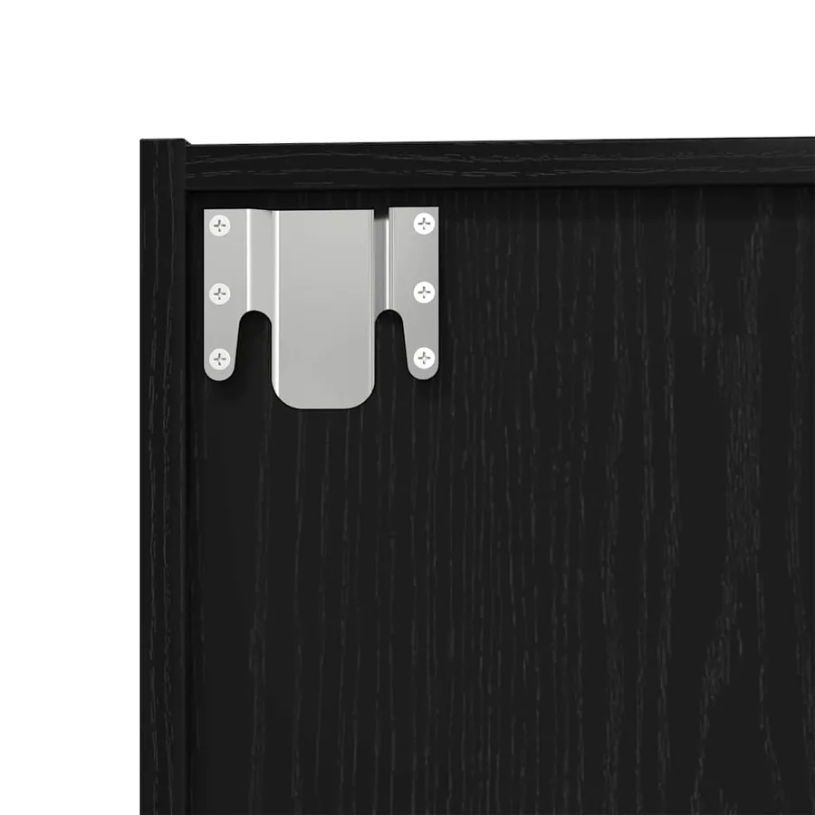 Bibliothèque Chêne noir 143 x 30 x 36 cm Bois d'ingénierie - 7