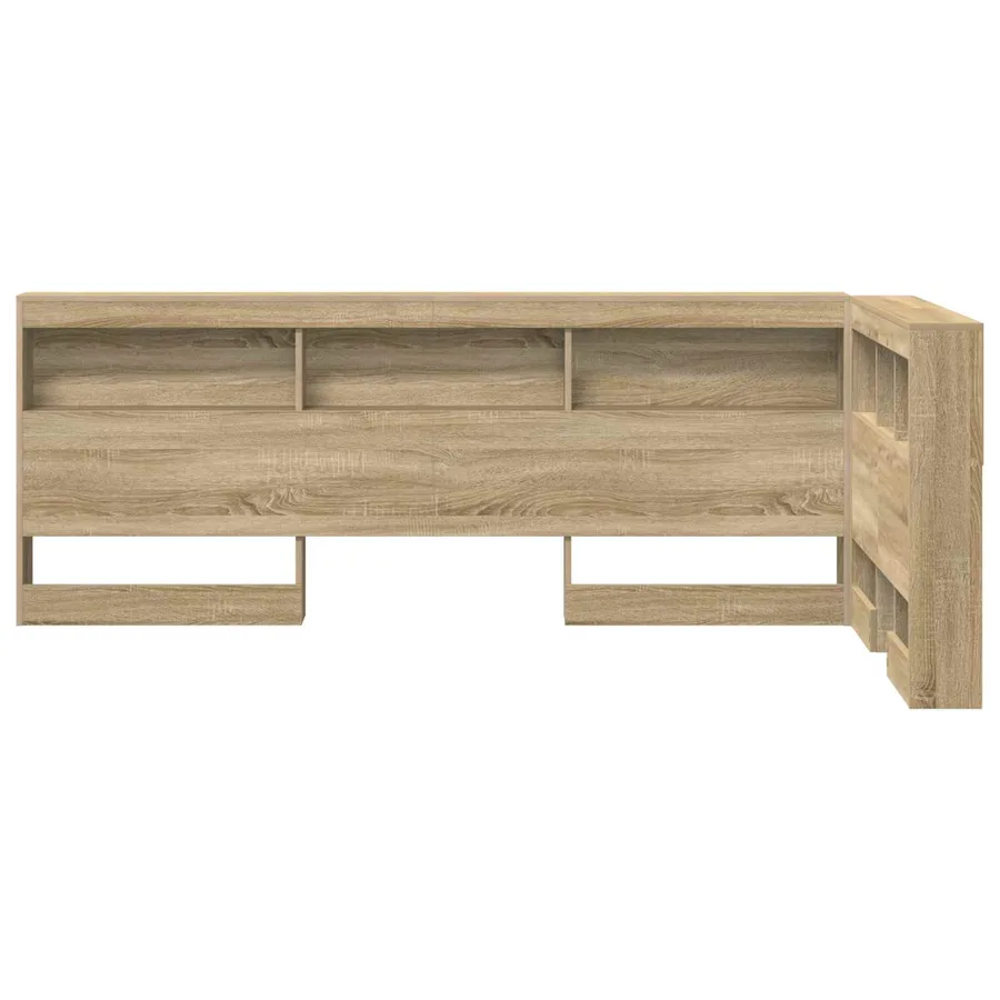 Tête de lit de rangement Chêne Sonoma 100 cm Bois d'ingénierie - 6