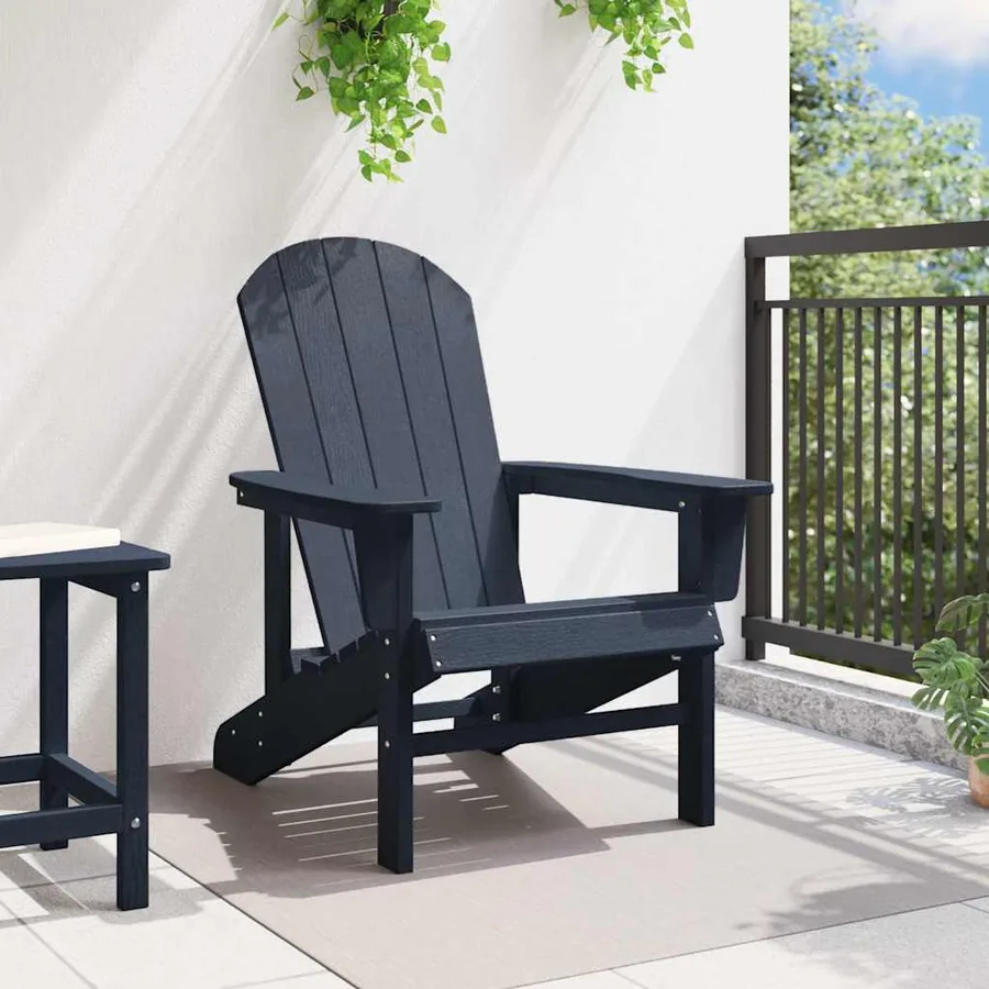 Chaise Adirondack Bleu marine 82 x 74 x 92 cm HDPE - 3