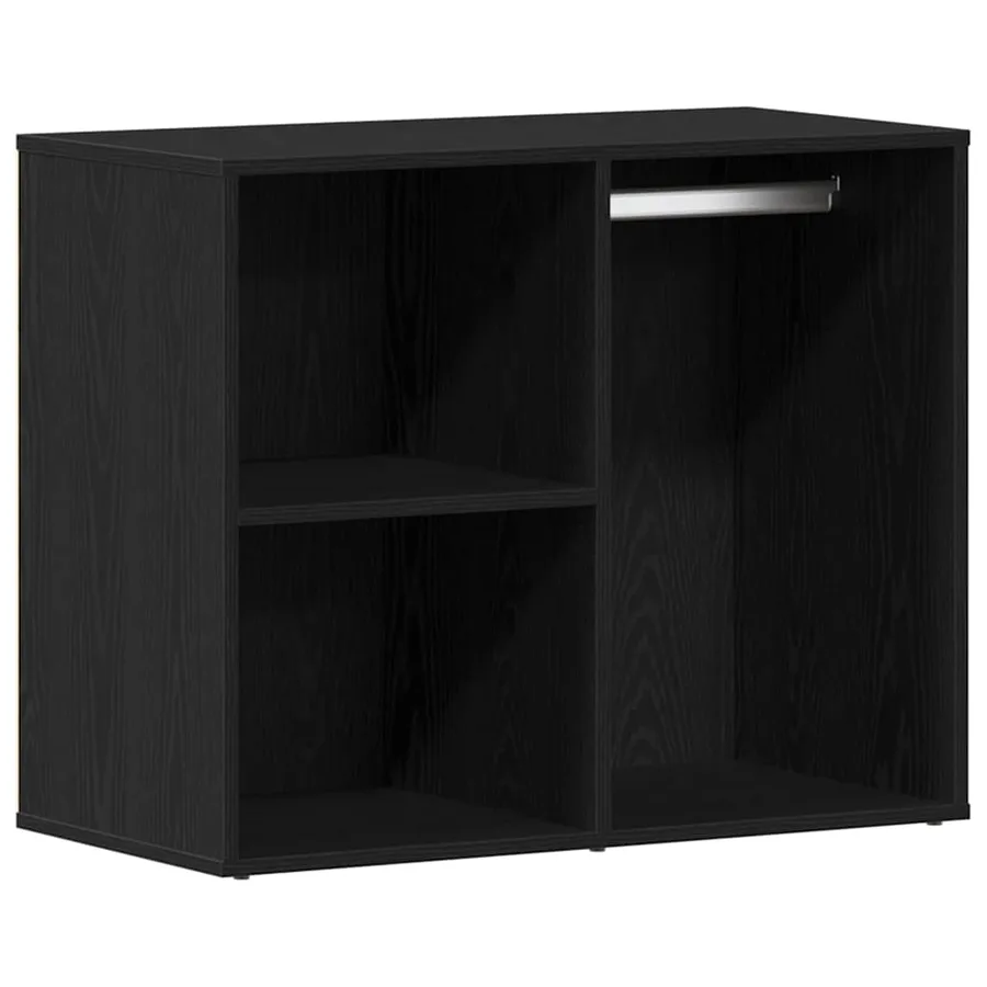 Ensemble de table de maquillage avec LED 4 pcs Chêne noir - 9