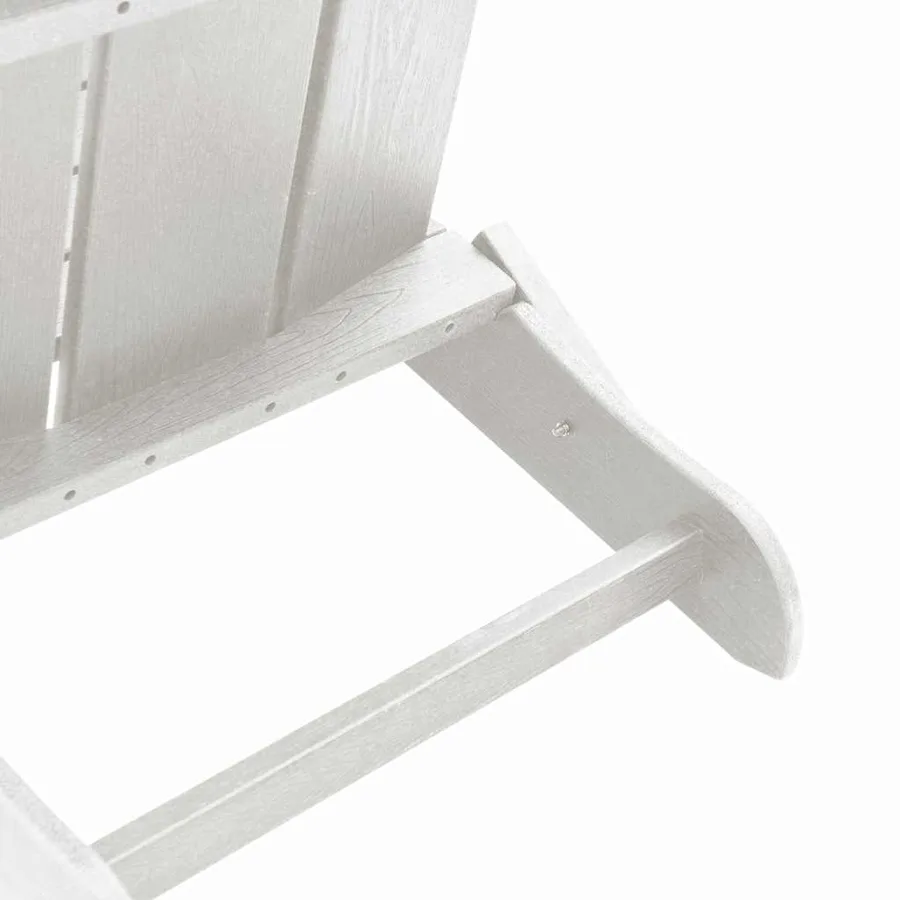 Chaise Adirondack pliante Blanc 80,5 x 74,5 x 92 cm HDPE - 7