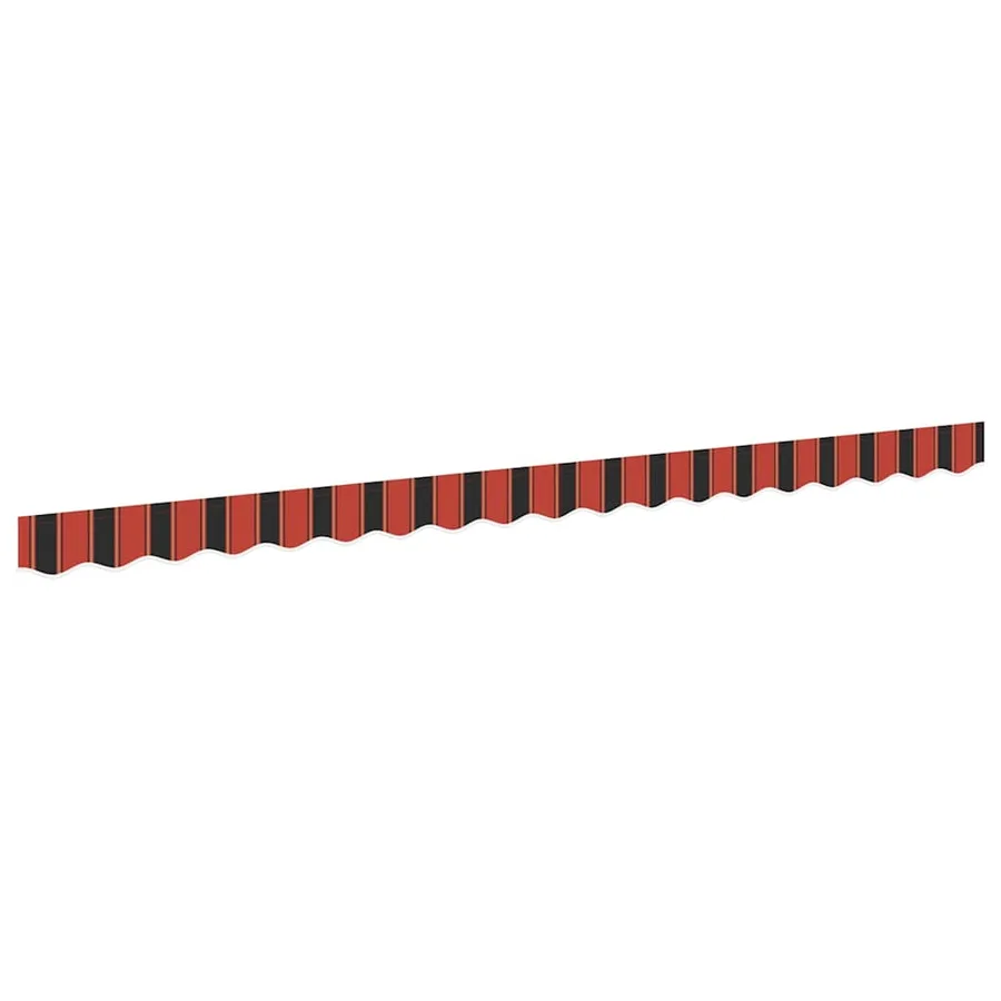 Remplacement de lambrequin Orange / Noir / Jaune 4 m Polyester - 2