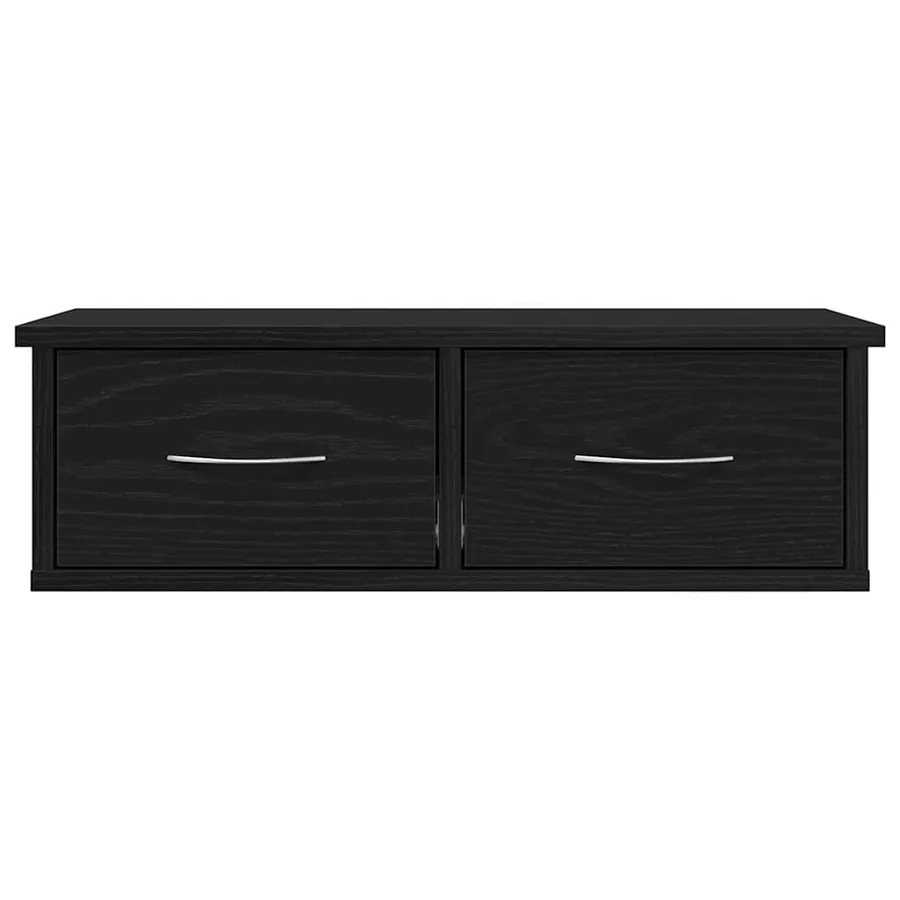 Meuble mural Chêne noir 60 x 26 x 18,5 cm Bois d'ingénierie - 7