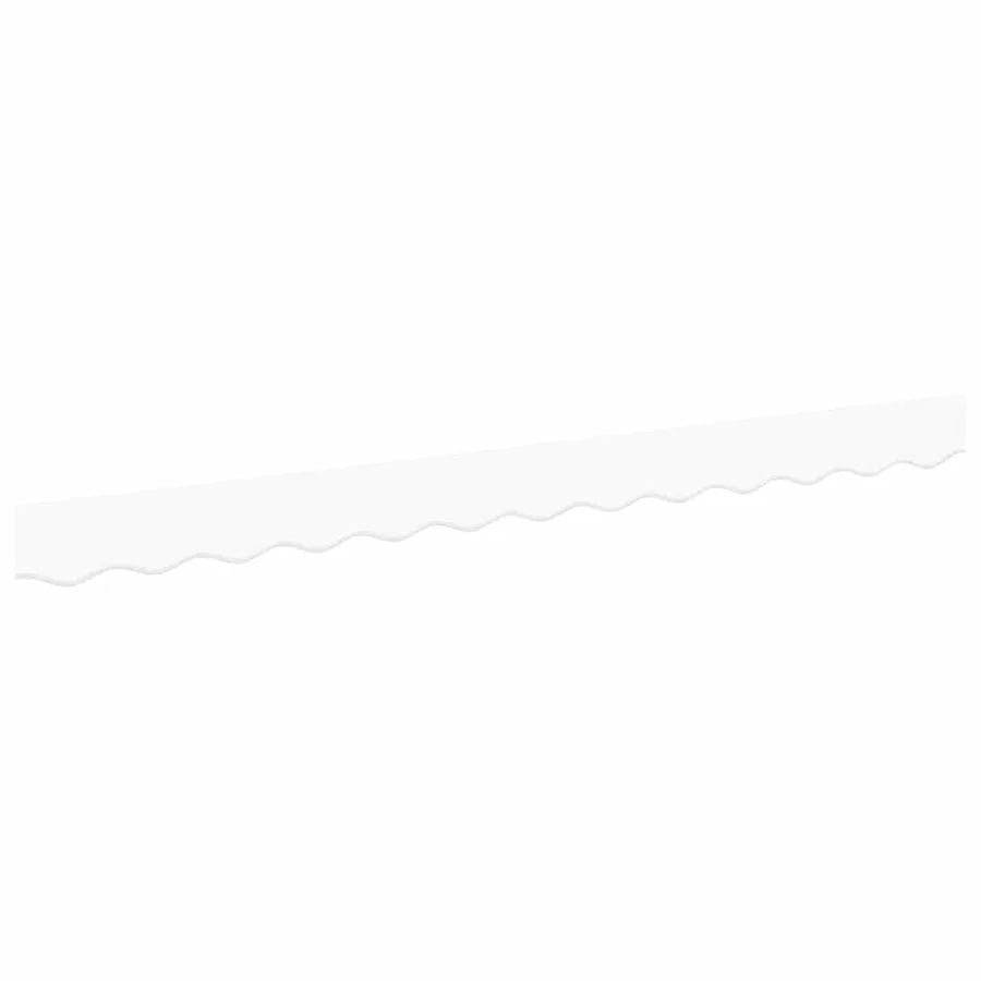 Remplacement de lambrequin Blanc 3 m Polyester - 2