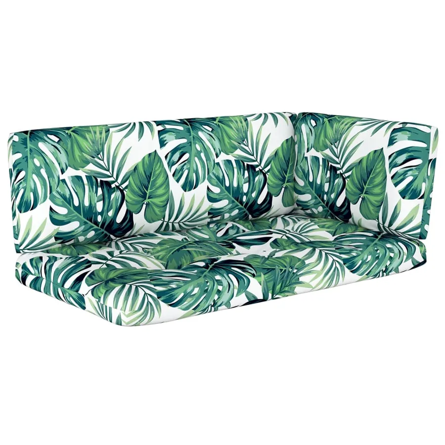 Canapé d'angle palette de jardin Bois de pin imprégné de blanc - 3