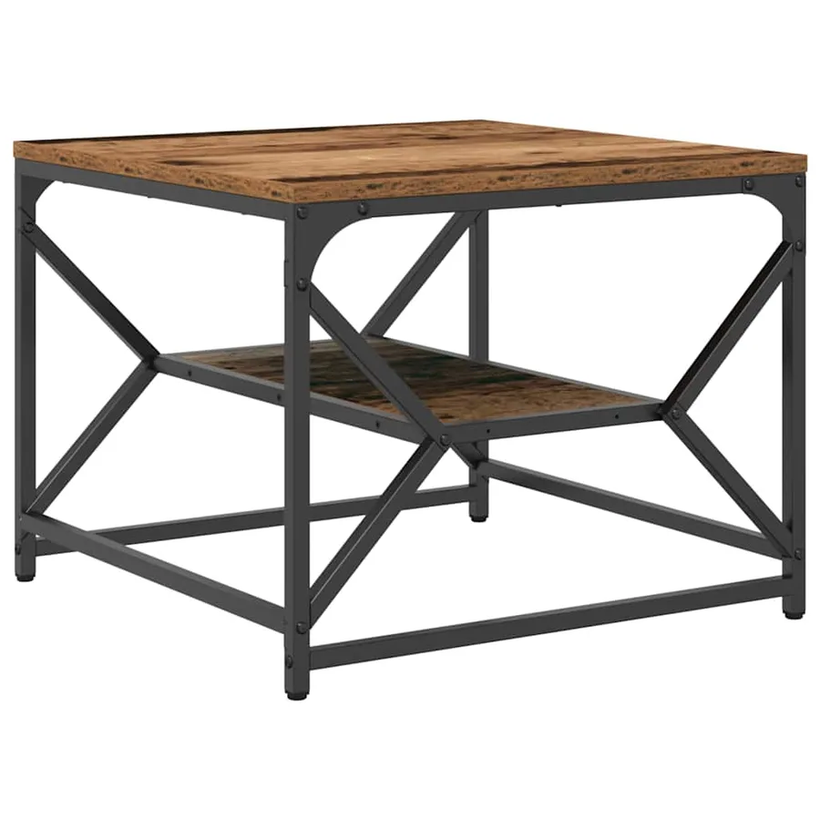 Table basse Bois Ancien 51 x 50 x 40 cm - 2