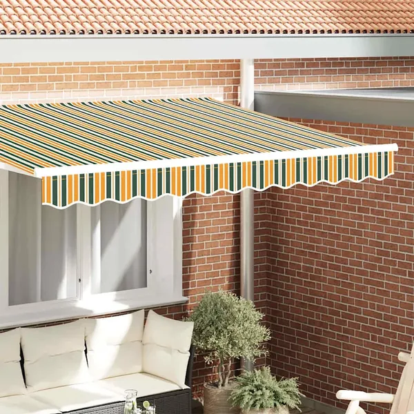 Remplacement de lambrequin Vert et jaune 2,5 m Polyester