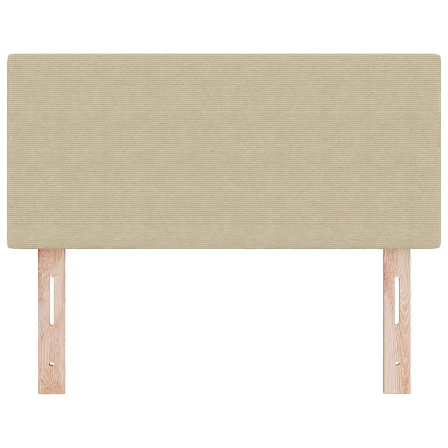 Tête de lit Gris Vert Clair 80 cm Tissu en velours côtelé - 4