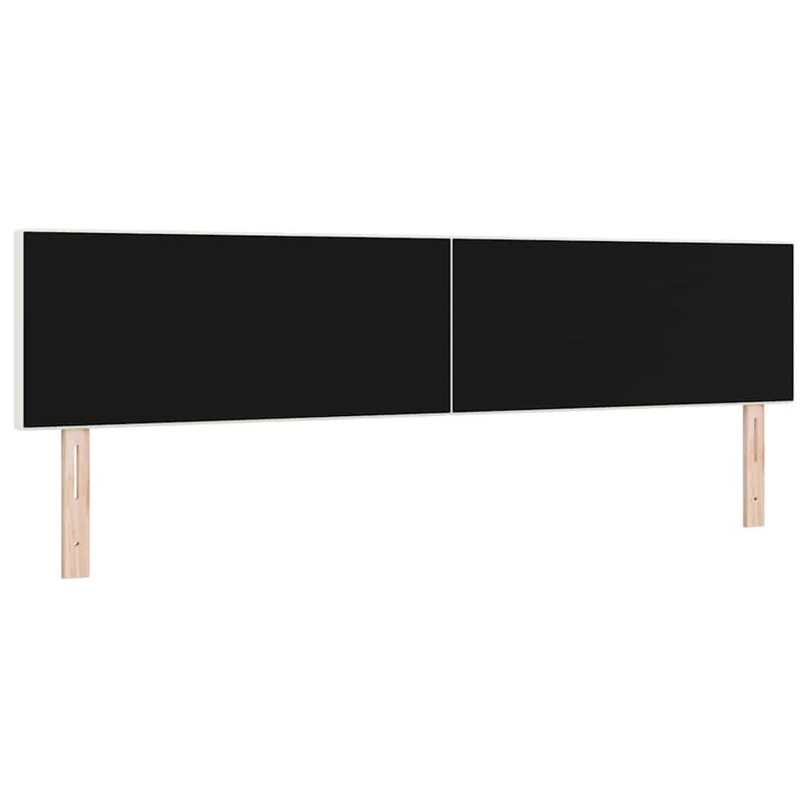 Tête de lit Crème 200 cm Tissu en velours côtelé - 7