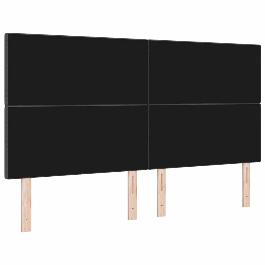 Tête de lit LED Gris foncé 180 cm Tissu en velours côtelé - 7