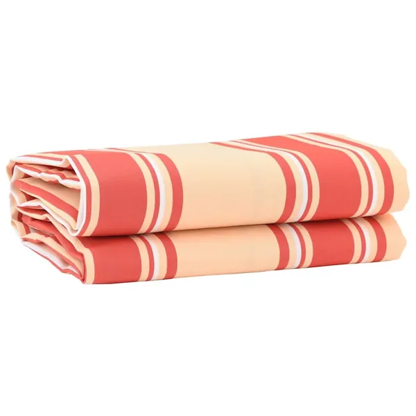 Toile de rechange pour auvent Jaune et Orange 1000 x 160 cm