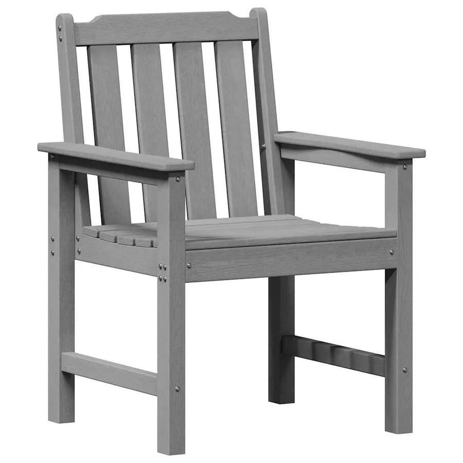 Chaise de jardin 6 pcs Gris clair 65,5 x 59 x 88 cm - 4