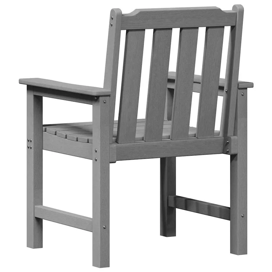 Chaise de jardin 6 pcs Gris clair 65,5 x 59 x 88 cm - 7