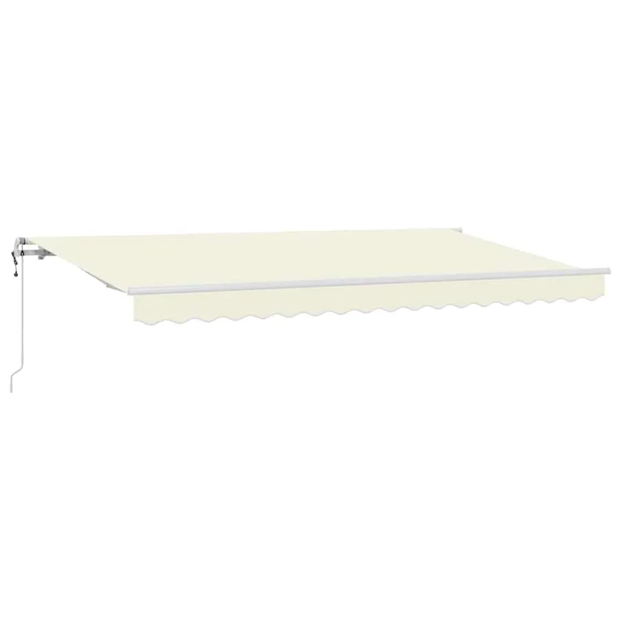 Auvent Rétractable Crème 350 x 200 cm tissu - 2