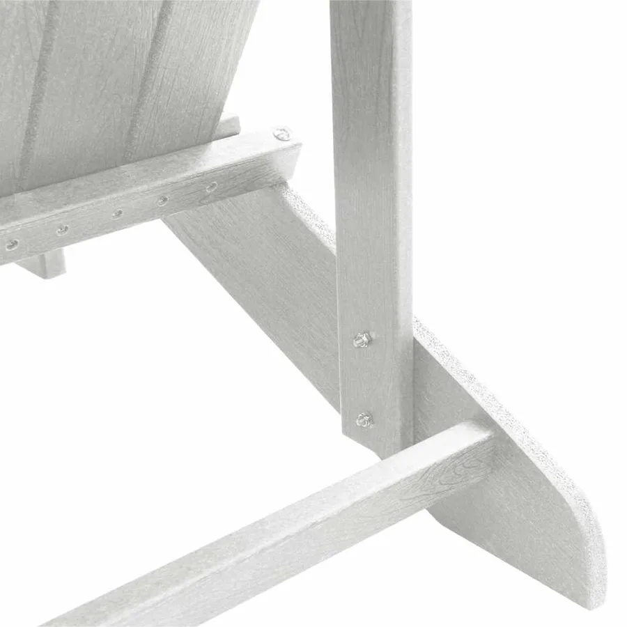 Chaise de jardin 2 pcs Blanc 83 x 74 x 92 cm Polyéthylène - 10