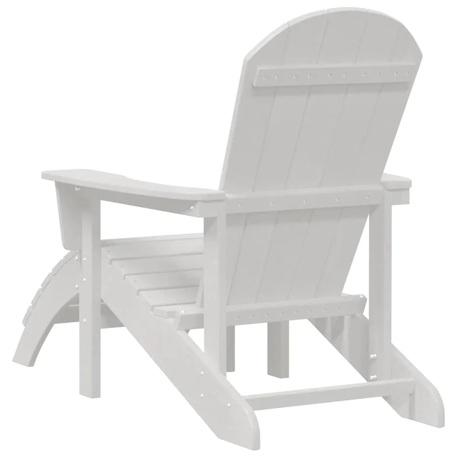 Chaise de jardin 2 pcs Blanc 83 x 74 x 92 cm Polyéthylène - 7