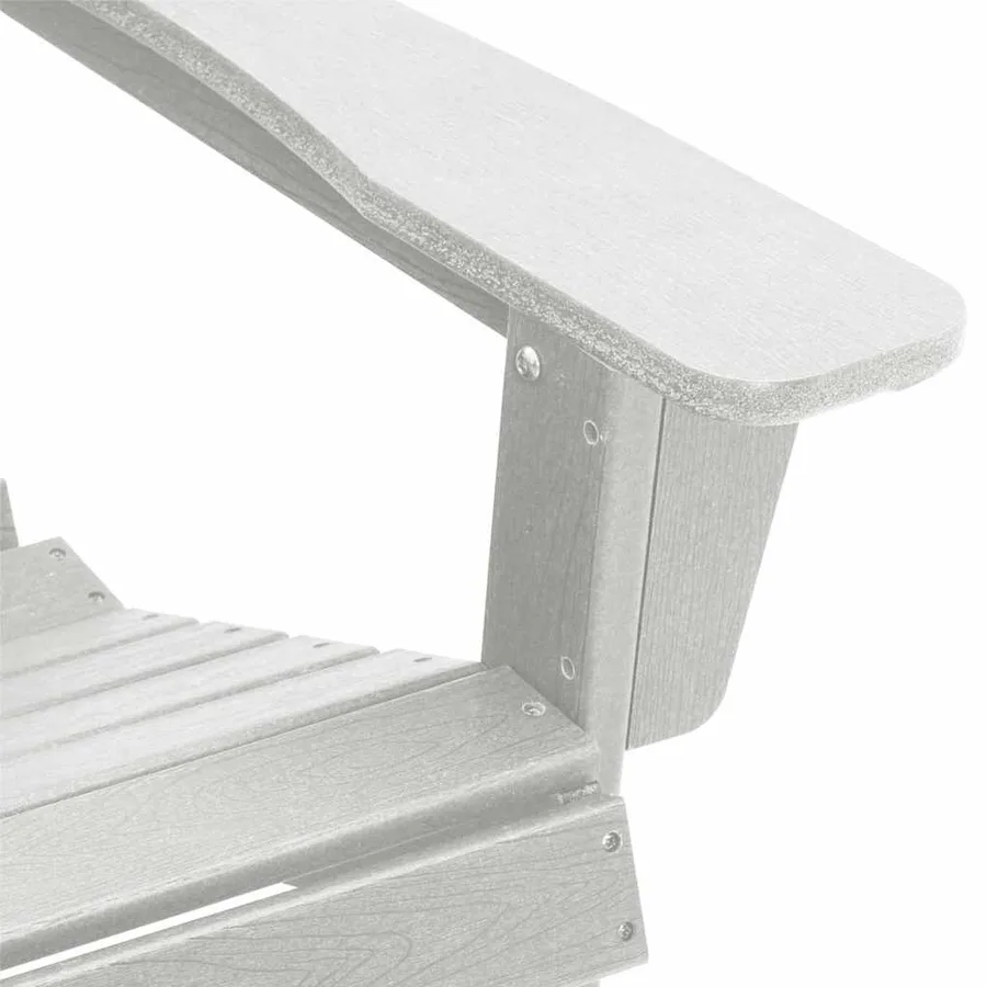 Chaise de jardin 2 pcs Blanc 83 x 74 x 92 cm Polyéthylène - 9