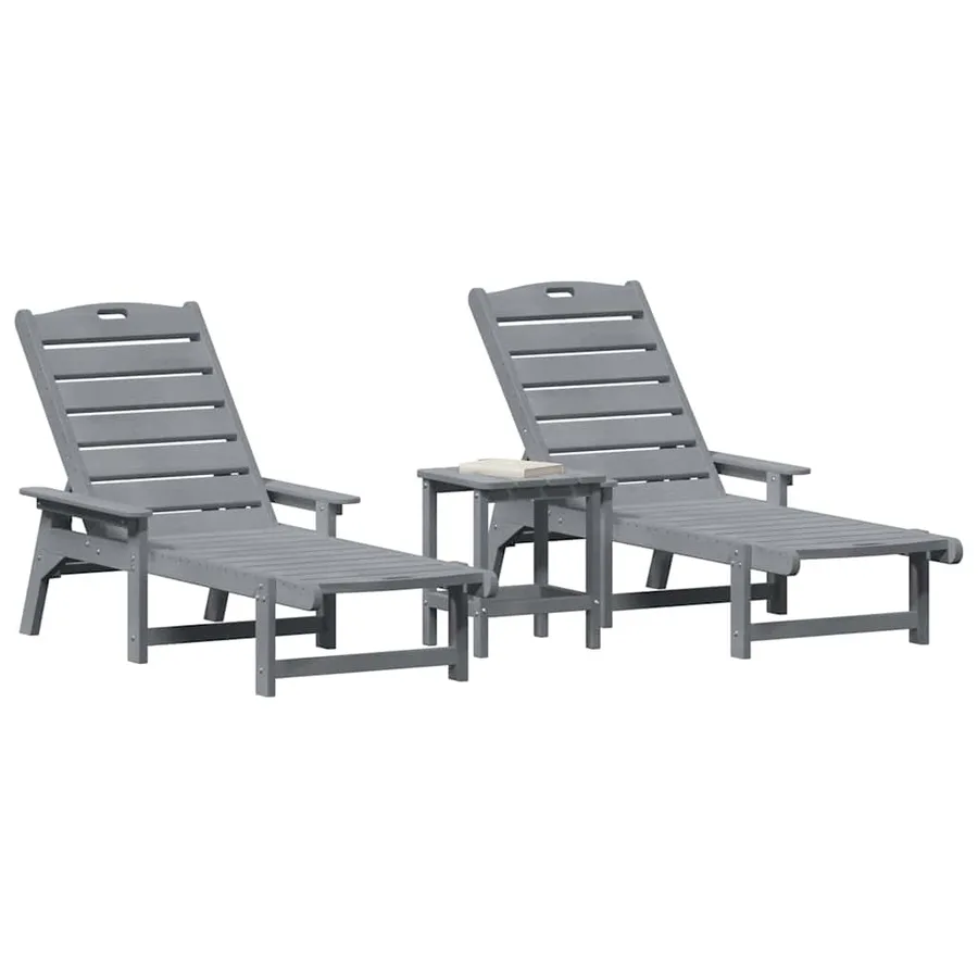 Transat 3 pcs Blanc Polyéthylène - 27