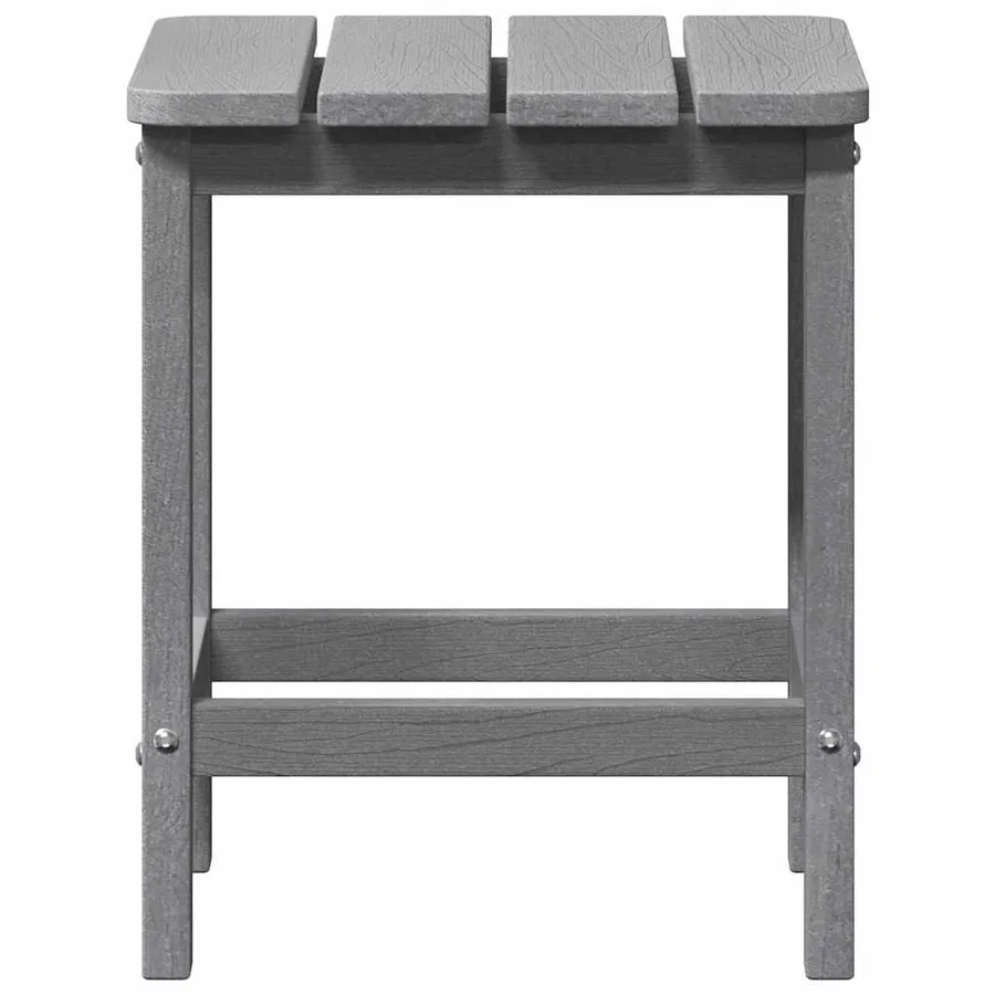 Table d'appoint Gris clair 38 x 38 x 46 cm Polyéthylène - 5