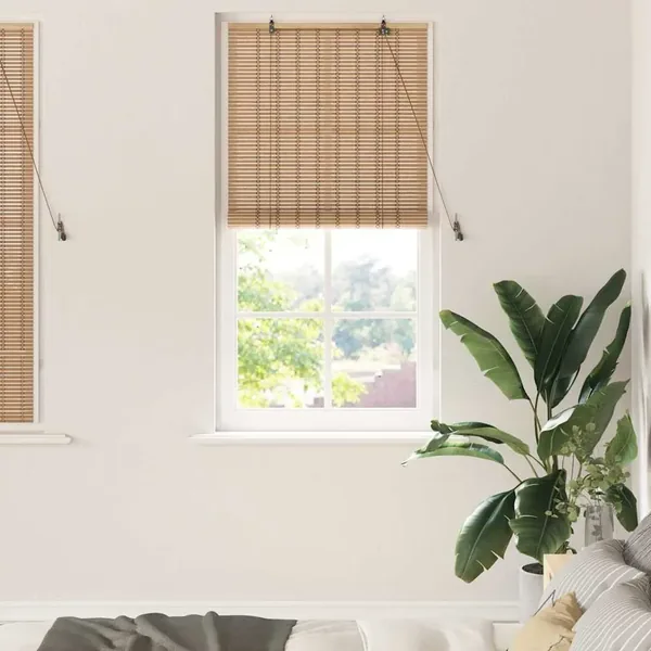 Store enrouleur Nature 80 x 160 cm Bambou