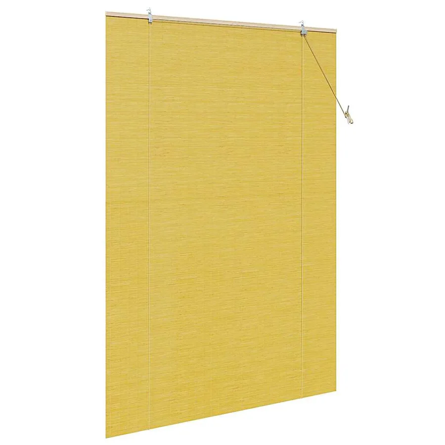 Store enrouleur Jaune 140 x 220 cm Bambou - 4