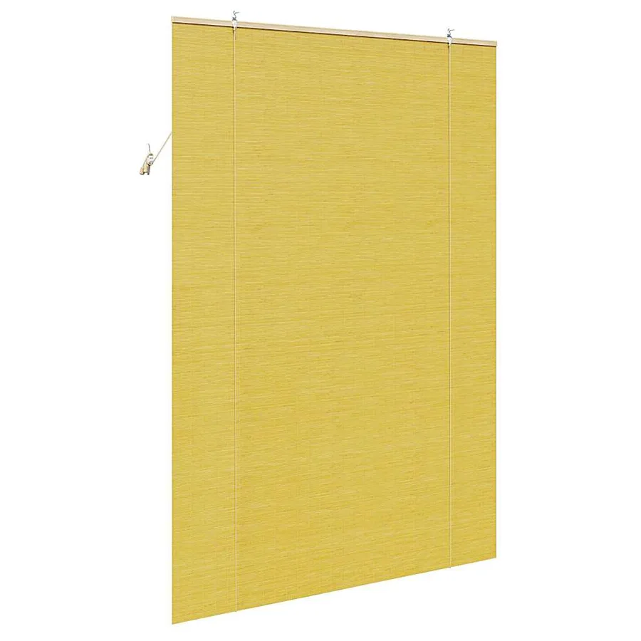 Store enrouleur Jaune 140 x 220 cm Bambou - 5