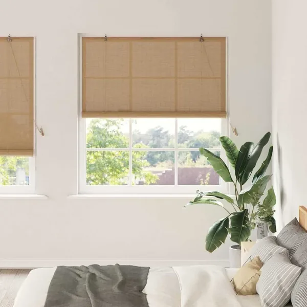 Store enrouleur Marron 150 x 220 cm Bambou