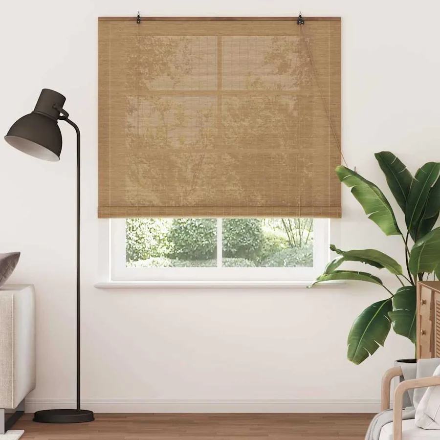 Store enrouleur Marron 150 x 220 cm Bambou - 3