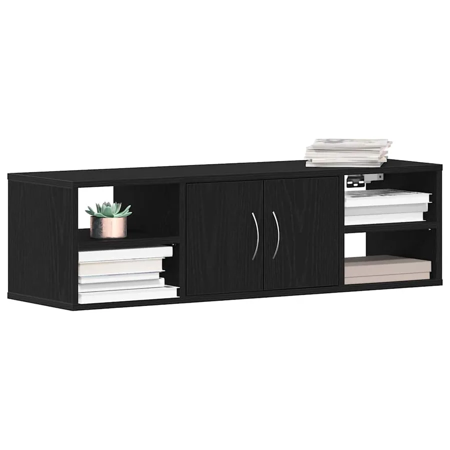 Étagère Murale Chêne noir 102 x 30 x 29 cm Bois d'ingénierie - 3