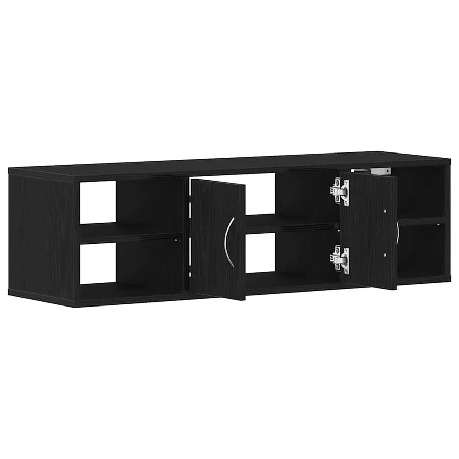 Étagère Murale Chêne noir 102 x 30 x 29 cm Bois d'ingénierie - 5