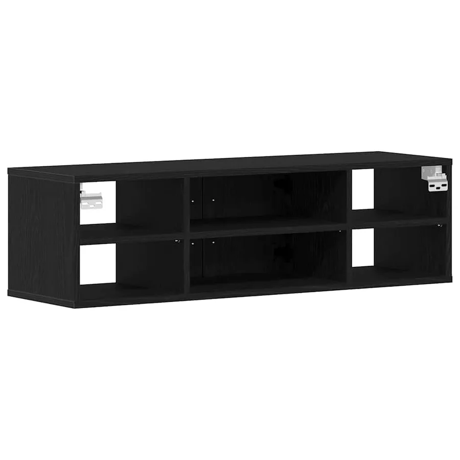 Étagère Murale Chêne noir 102 x 30 x 29 cm Bois d'ingénierie - 6