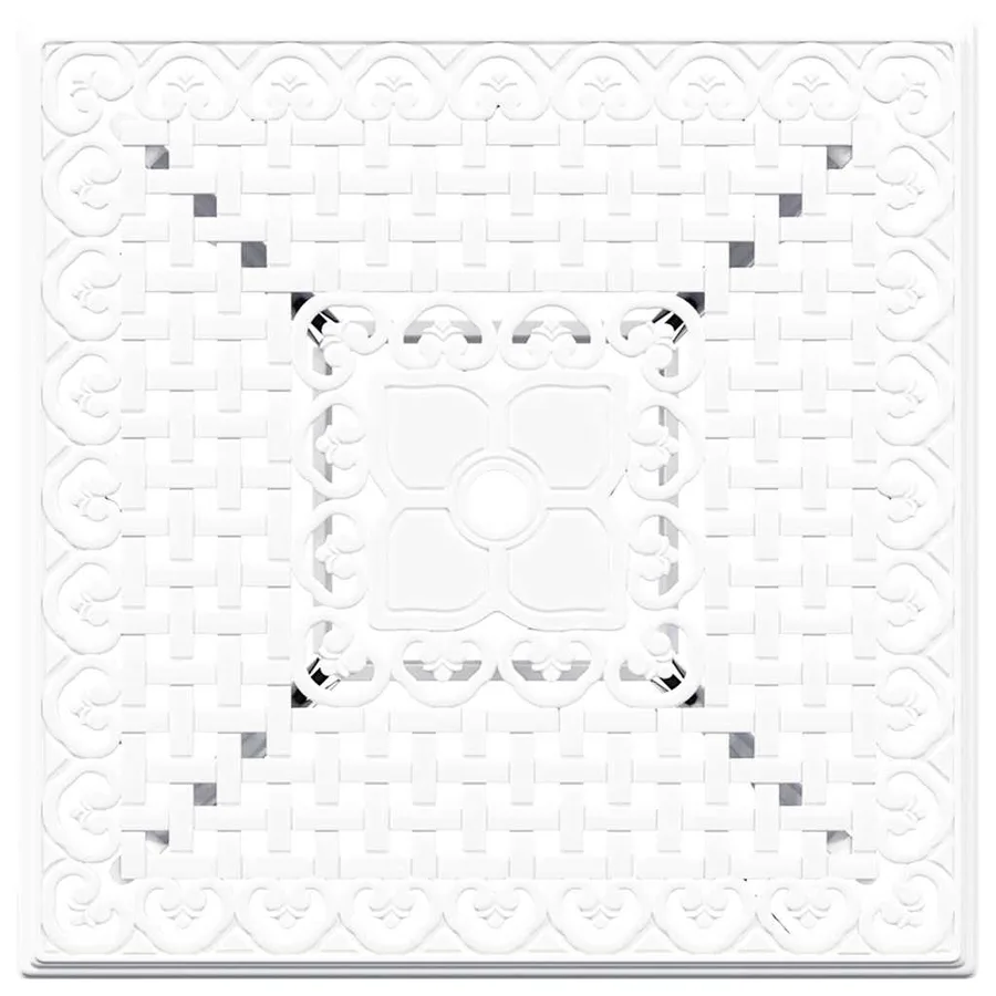 Ensemble de tables de jardin 5 pcs Blanc Aluminium coulé - 8