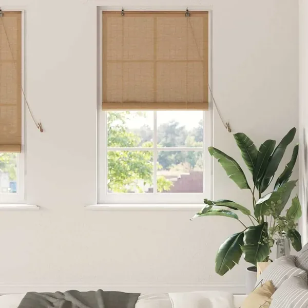 Store enrouleur Marron 80 x 220 cm Bambou