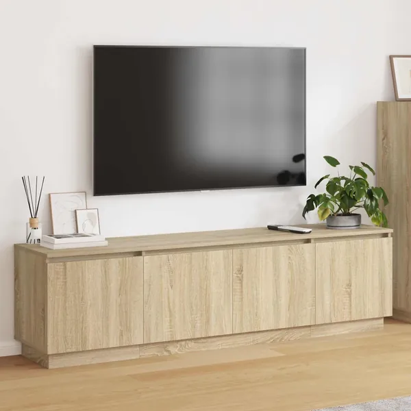 Meuble TV Chêne Sonoma 180 x 38 x 49 cm Bois d'ingénierie