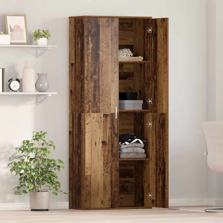 Haut Armoire Bois ancien 70 x 33,5 x 180 cm Bois d'ingénierie - 4