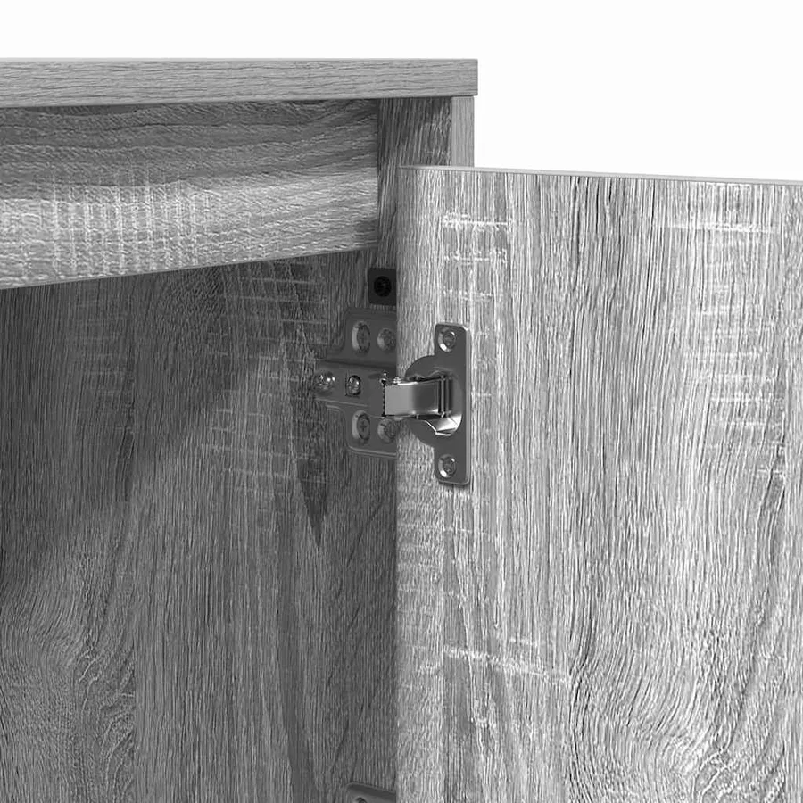 Cabinet de chevet 2 pcs Gris 39 x 34,5 x 50 cm - 13
