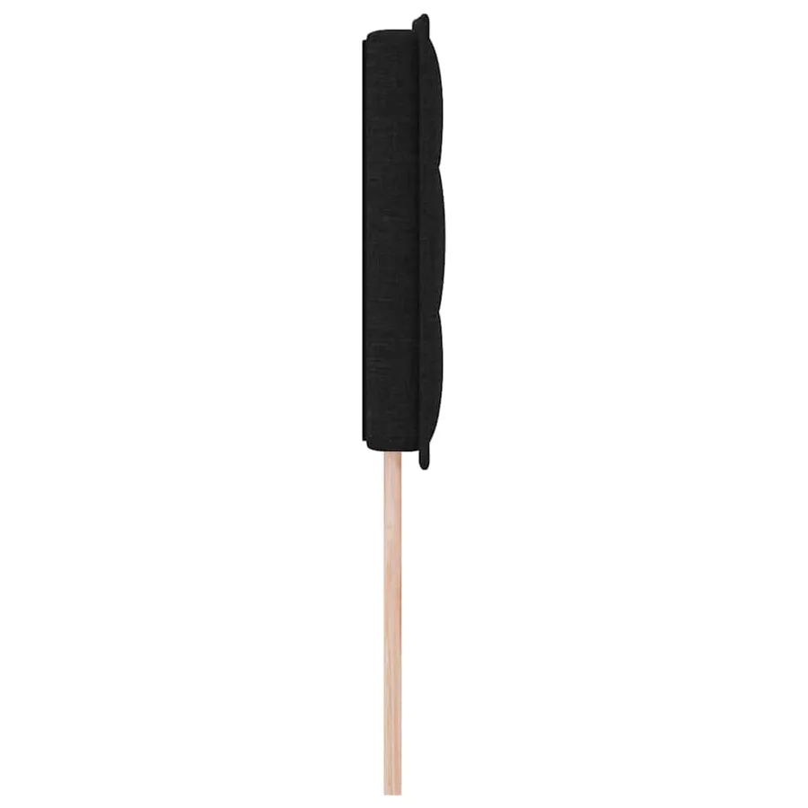 Tête de lit LED avec bandes LED Noir 160 cm tissu - 6